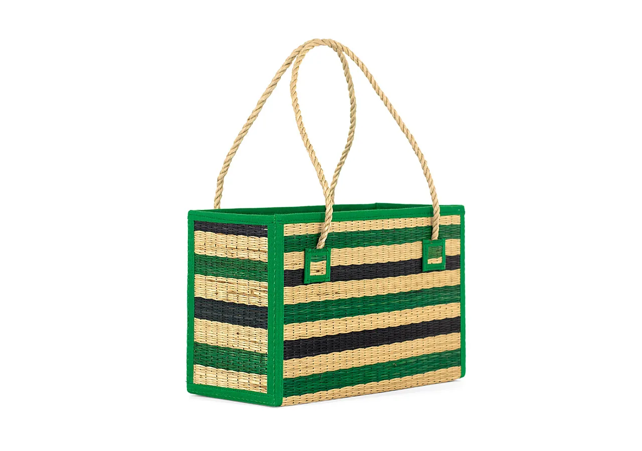 Lateral Green Tote