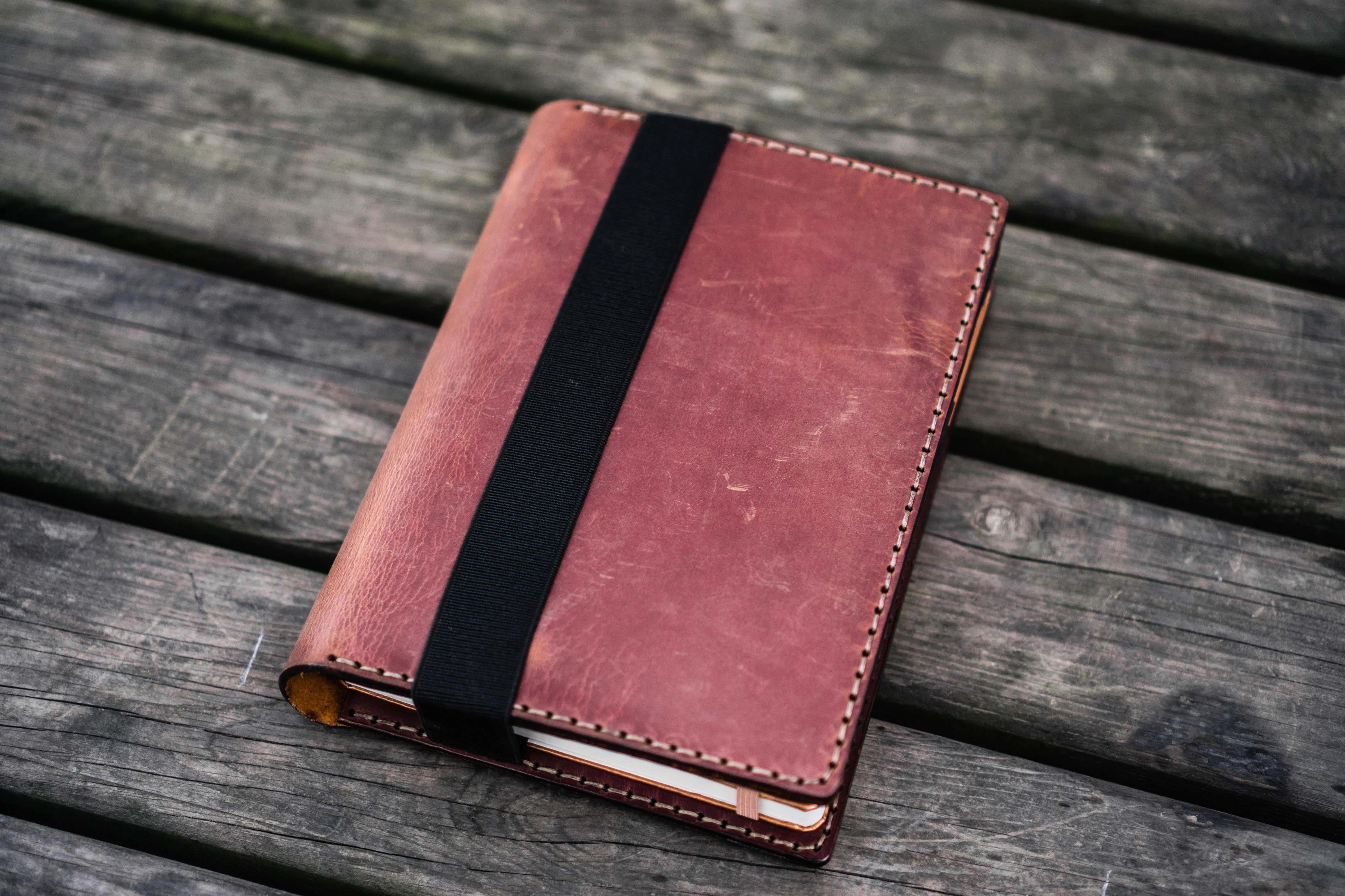 Leather Leuchtturm1917 A5 Notebook Cover - Crazy Horse Tan