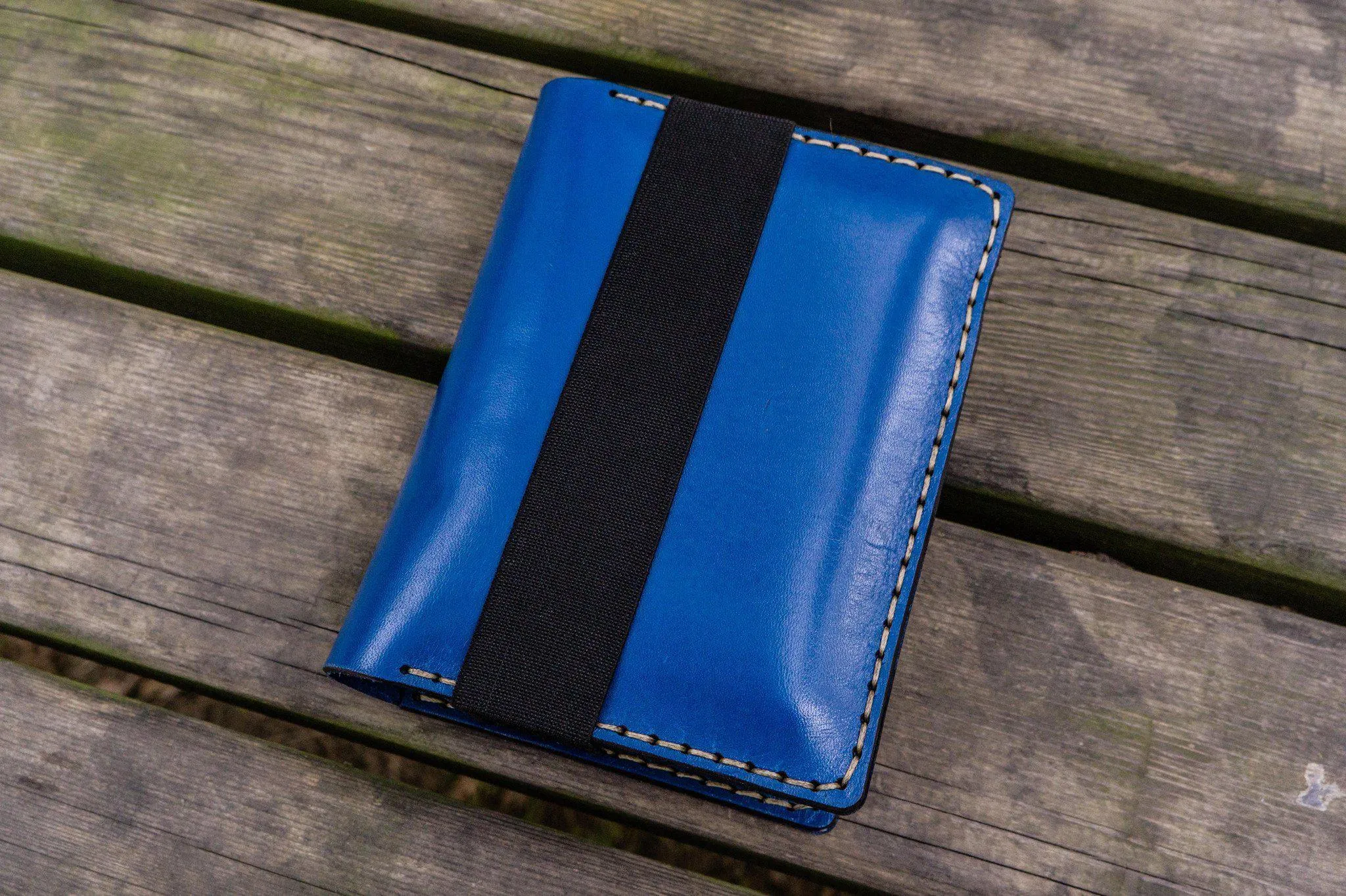 Leather Leuchtturm1917 A6 Notebook Cover - Blue