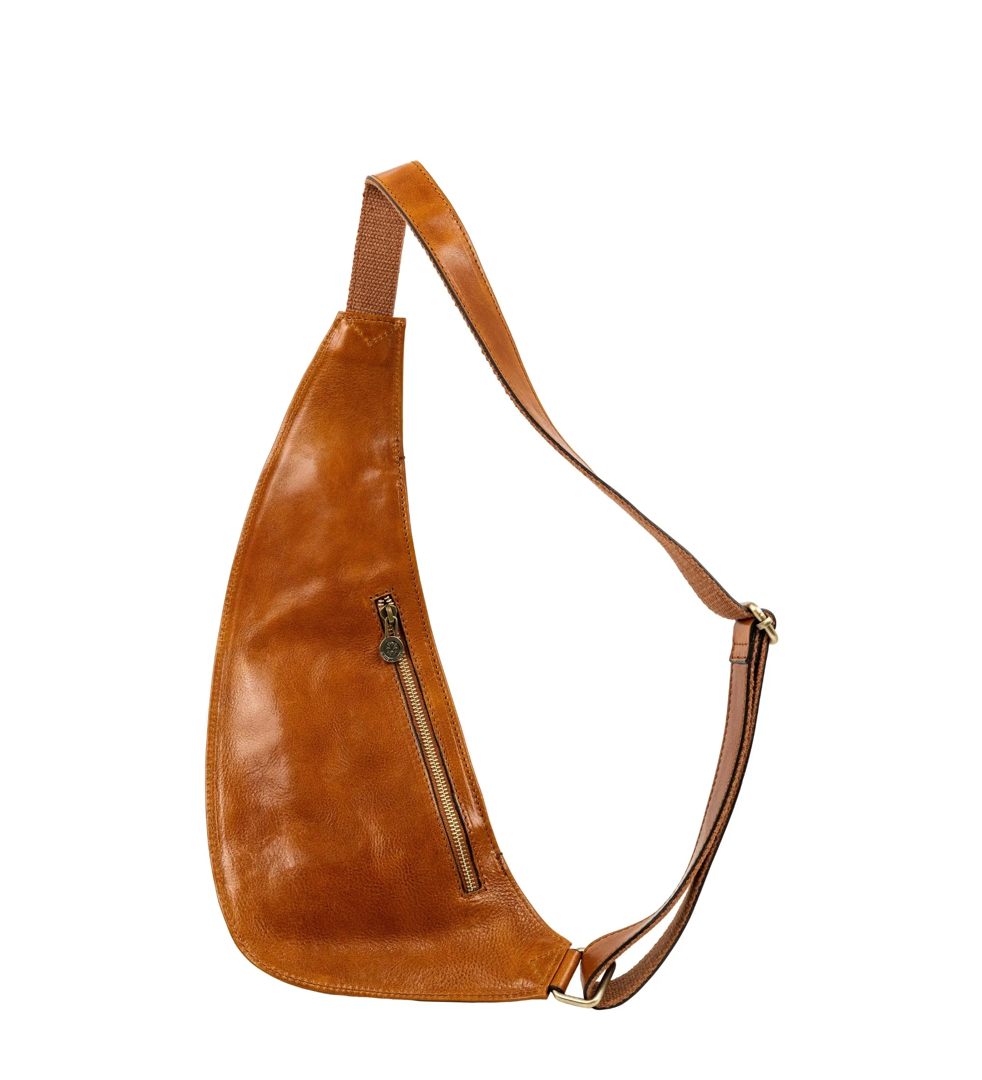 Leather Sling Bag Crossbody Bag - The Monk