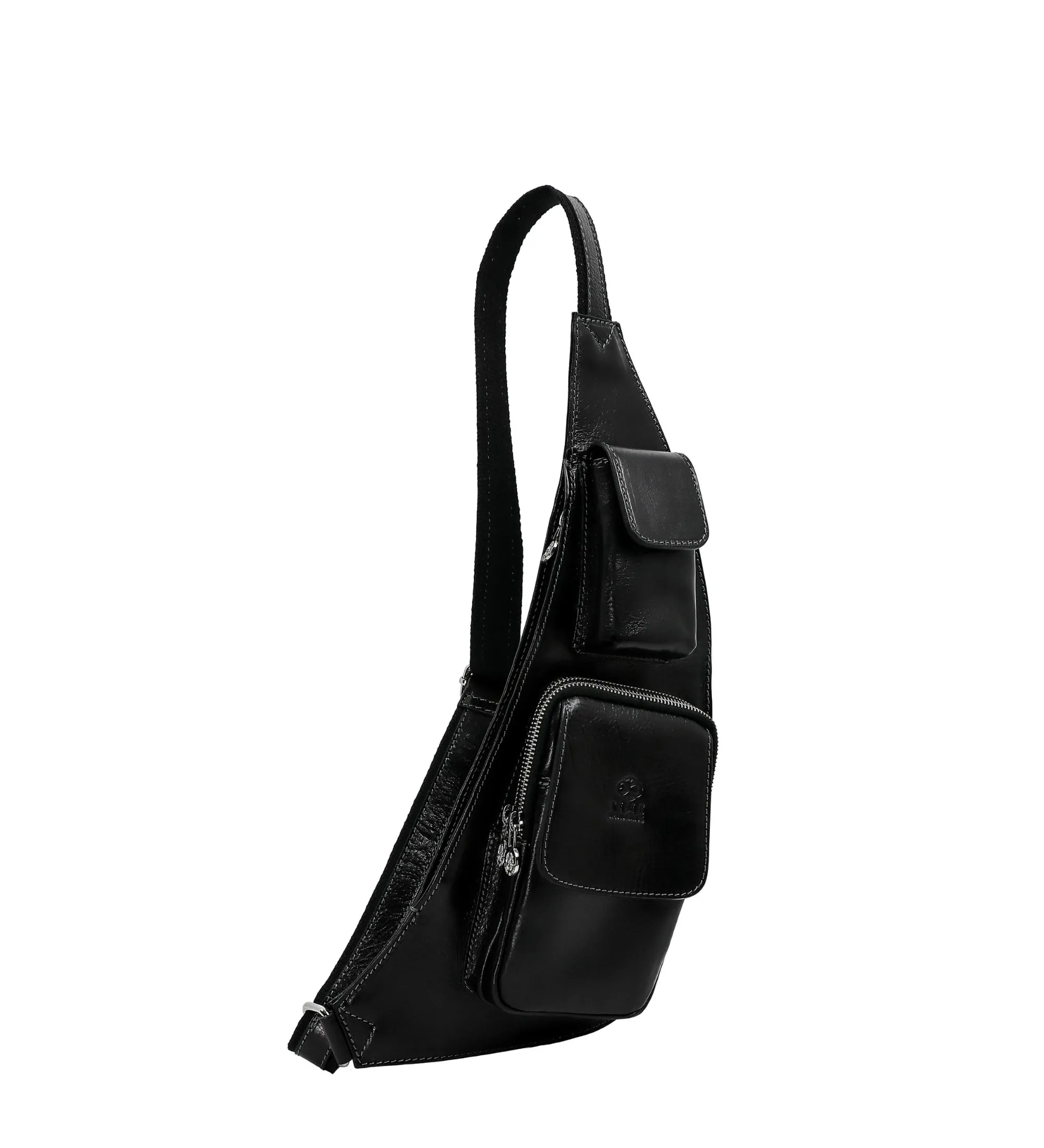 Leather Sling Bag Crossbody Bag - The Monk