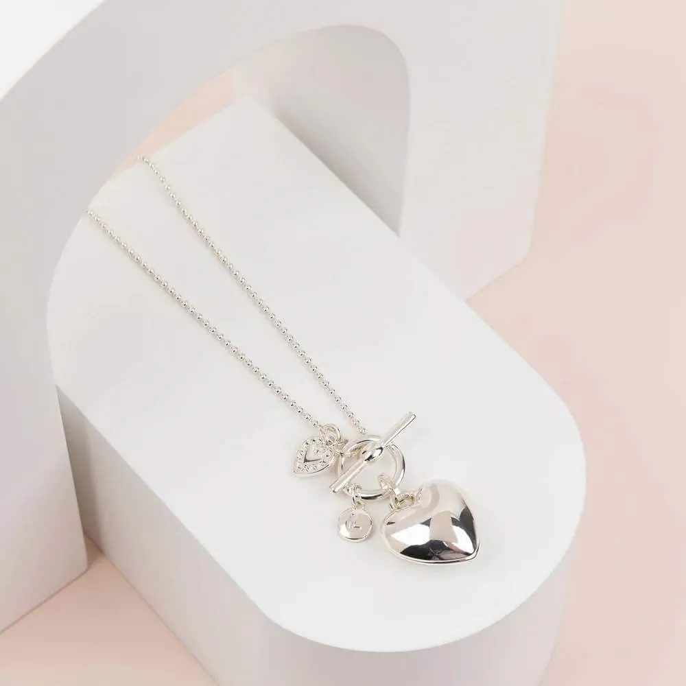 Limited Edition | LONG | Silver Heart Necklace