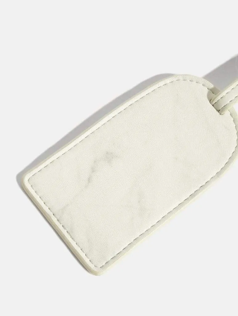 Marble Luggage Tag