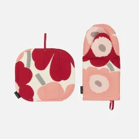 Marimekko Unikko Oven Mitt & Pot Holder Set