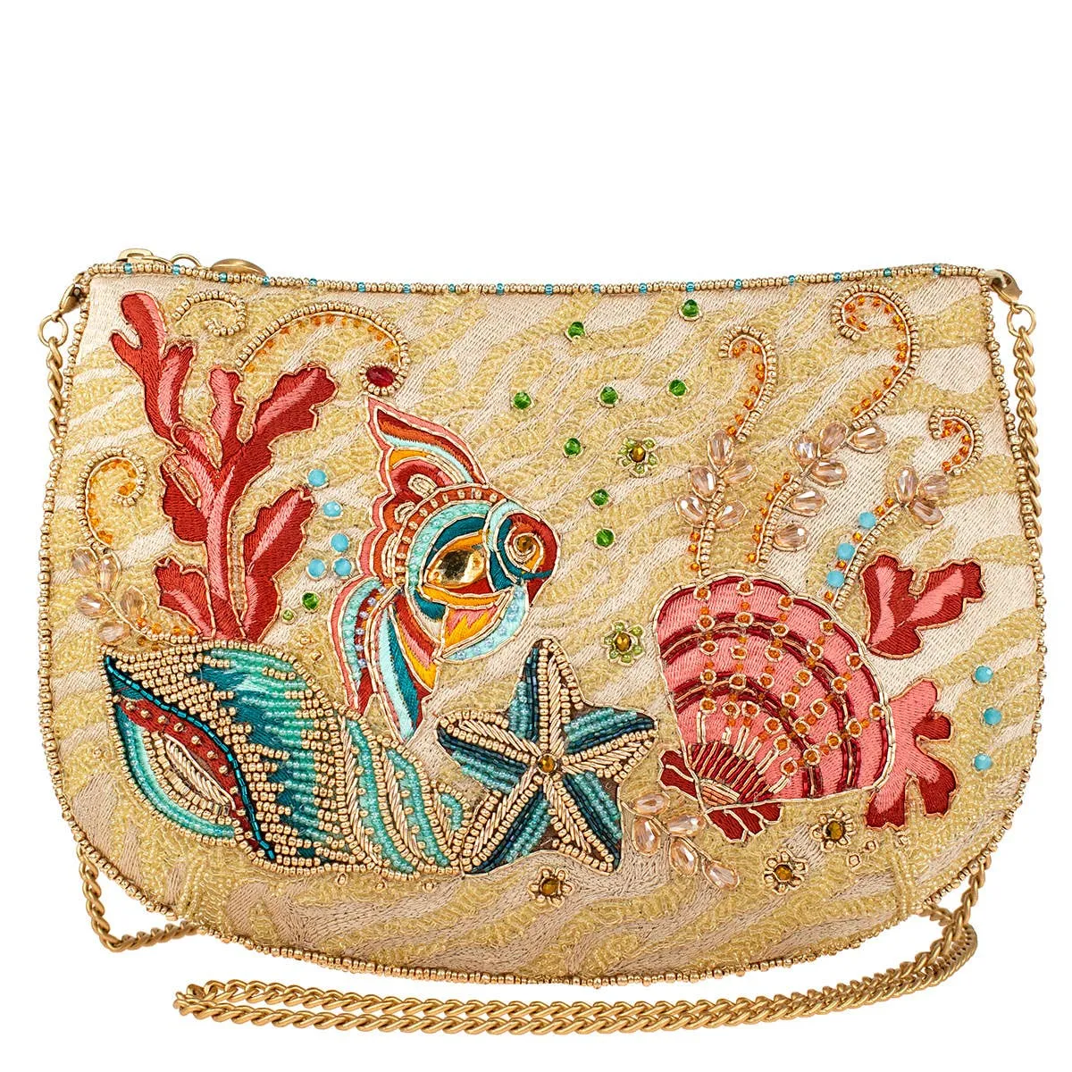 Mary Frances - Down Under Crossbody Clutch Sea Theme Handbag