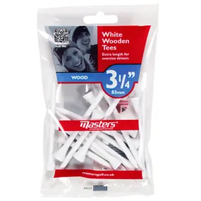 Masters Wooden Tees - 3 1/4" - Pack of 85