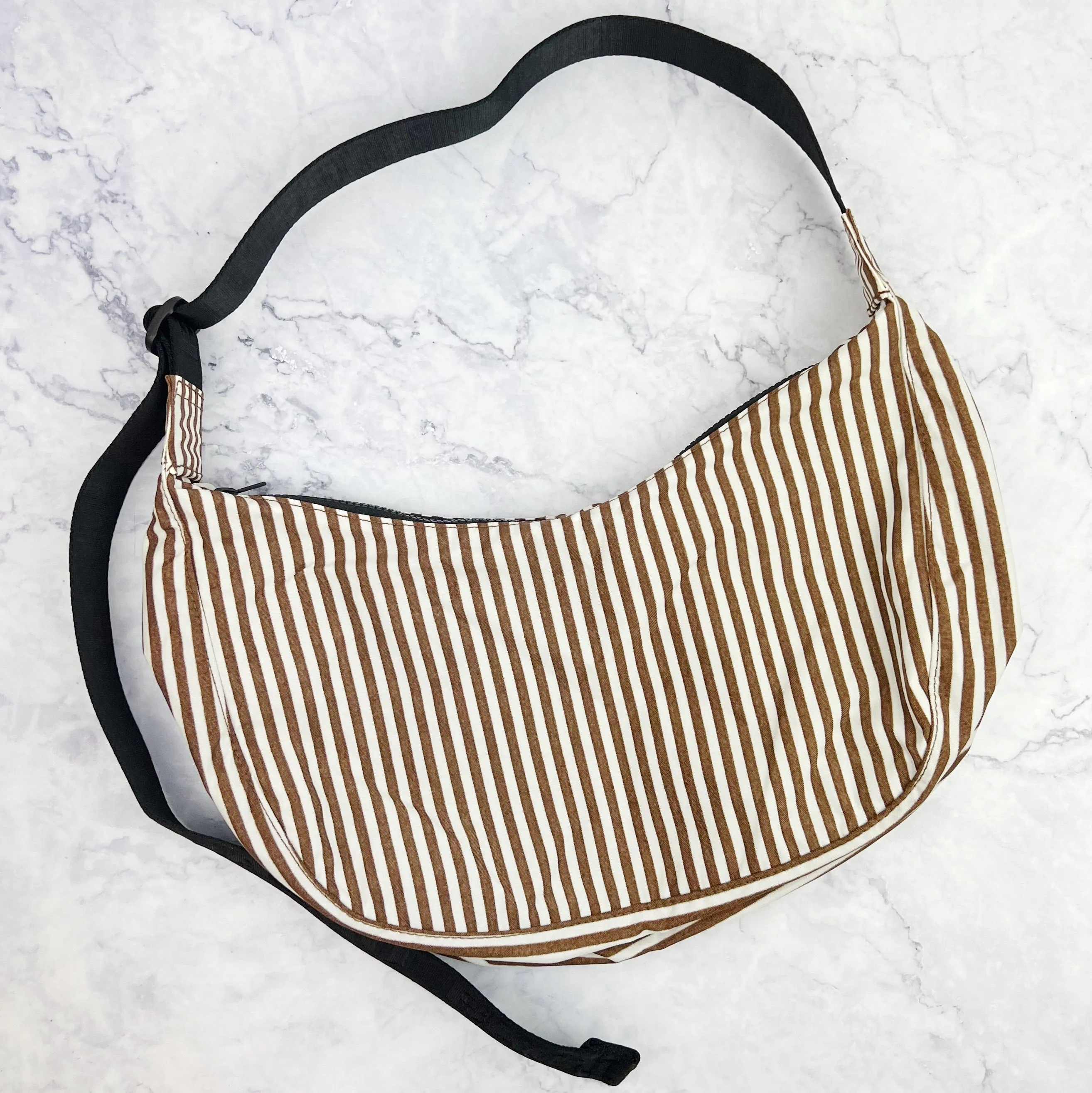 Medium Nylon Crescent Bag