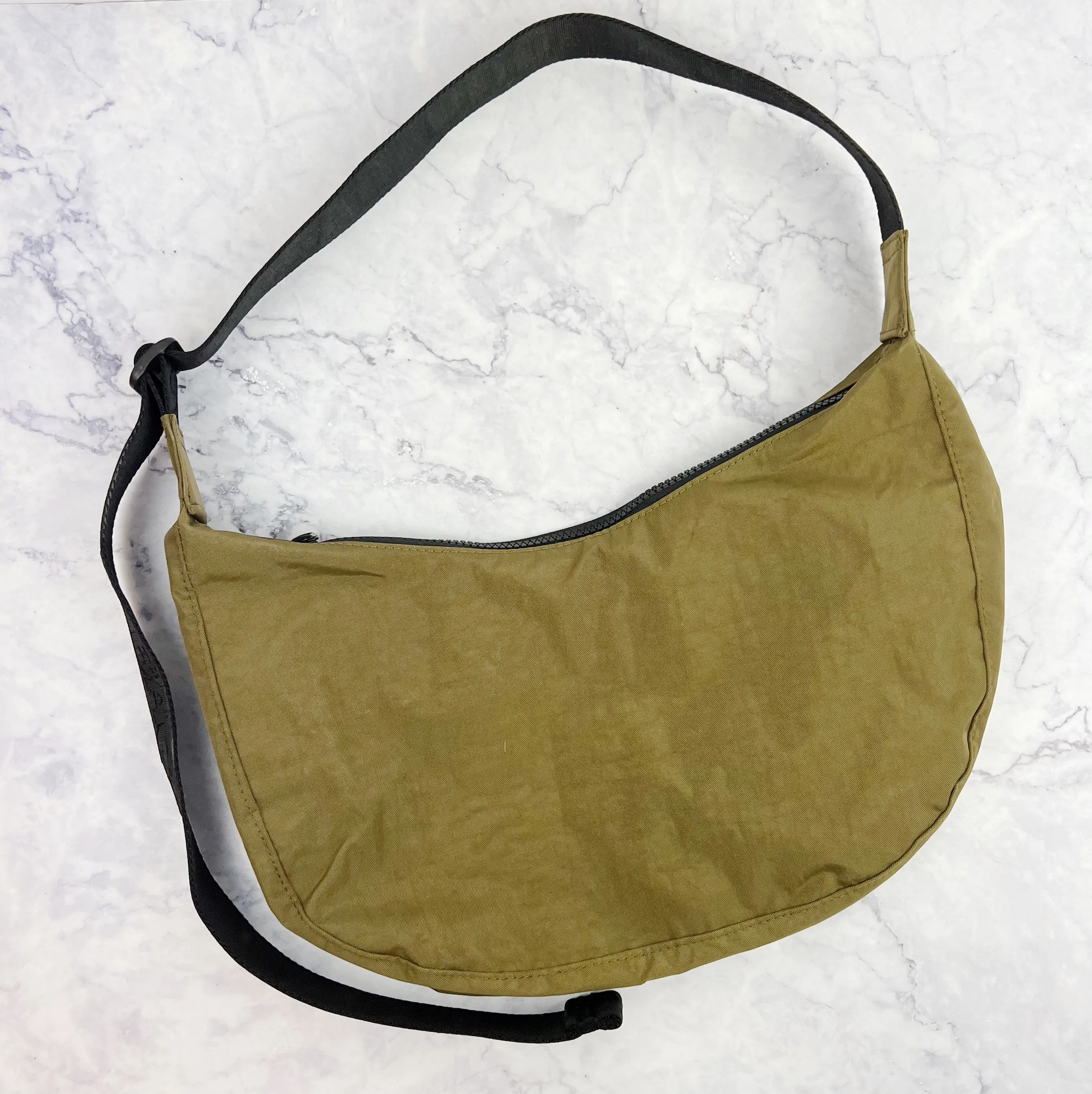 Medium Nylon Crescent Bag