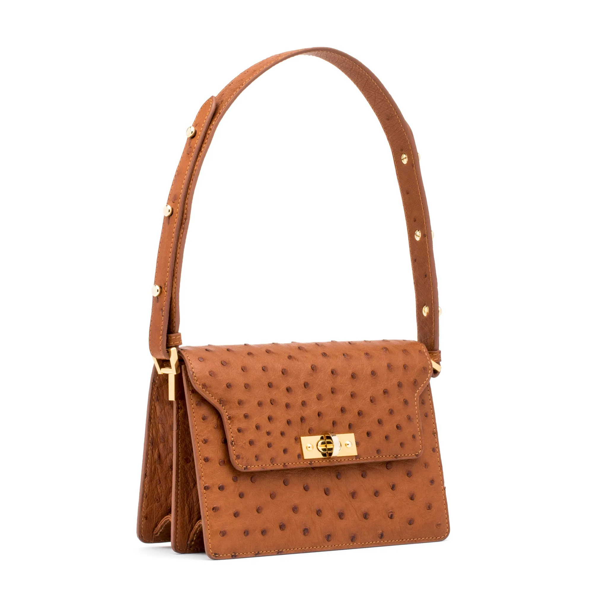 Metropolitan Handbag in Cognac