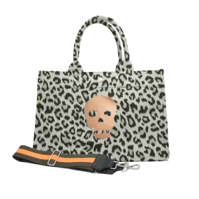 Midi East West Bag: Leopard