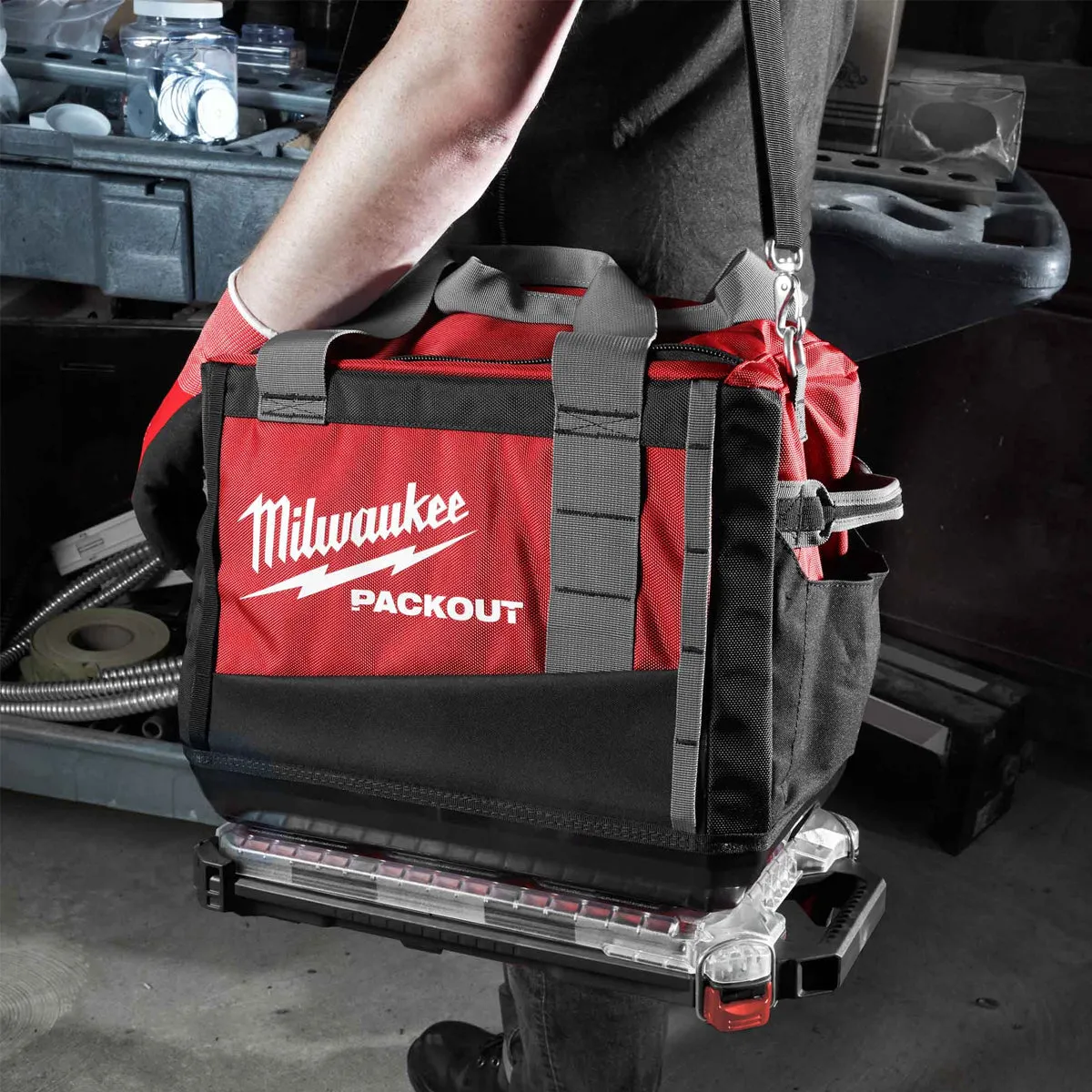 Milwaukee 38cm Packout Duffel Bag with Shoulder Strap 4932471066