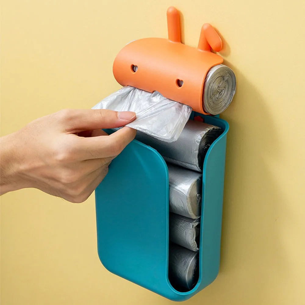 Mini Garbage Bag Dispenser Storage Rack