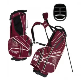 Mississippi State Bulldogs WinCraft "Grid Iron III" 6-Way Stand Golf Bag