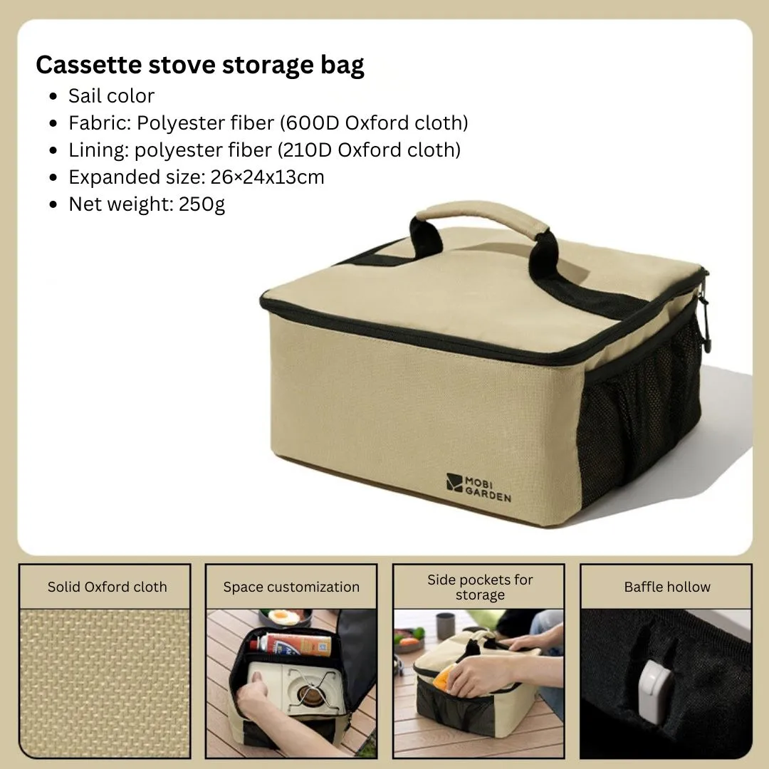 MOBI GARDEN Cassette Stove Storage Bag