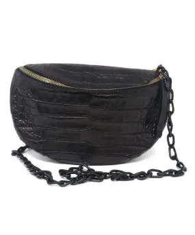 Nancy Gonzalez Black Alligator Crossbody