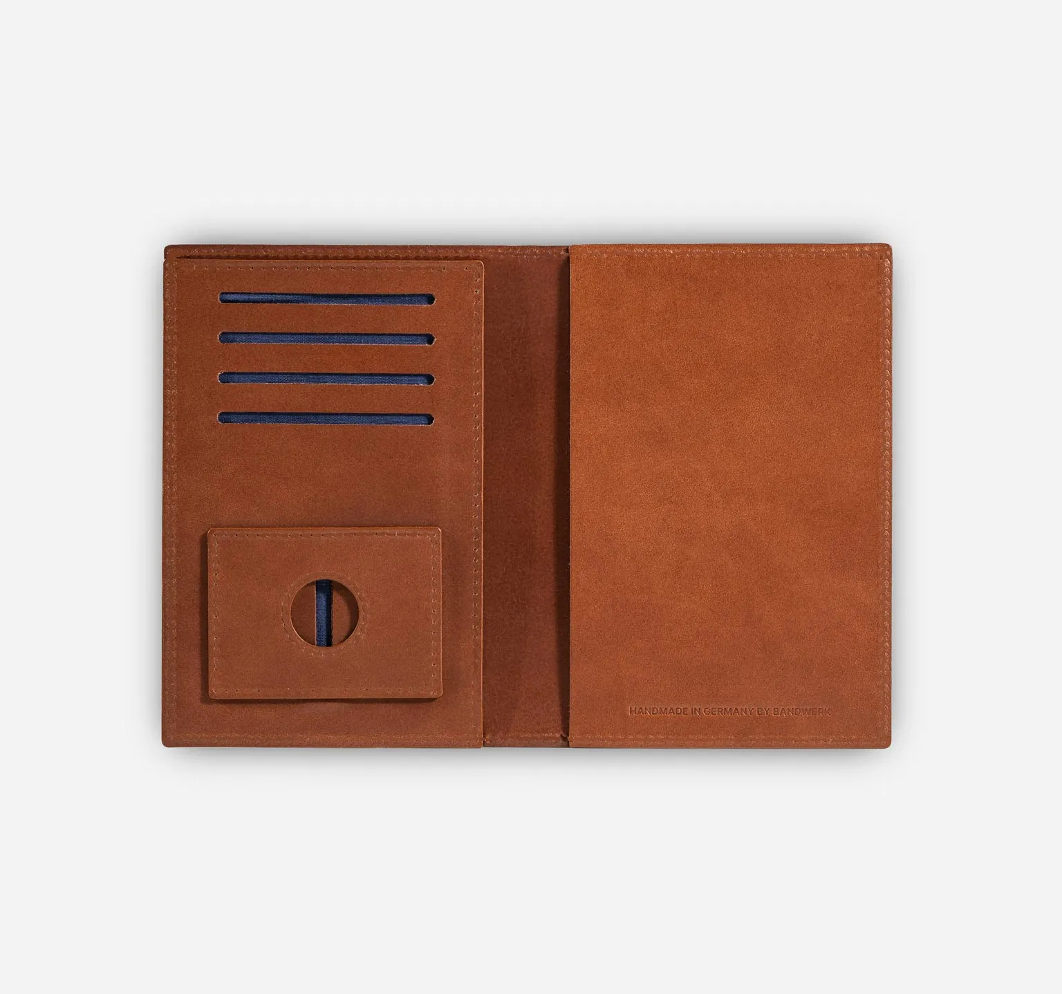 Nappa | Light Brown Tone-on-Tone | Passport Cover