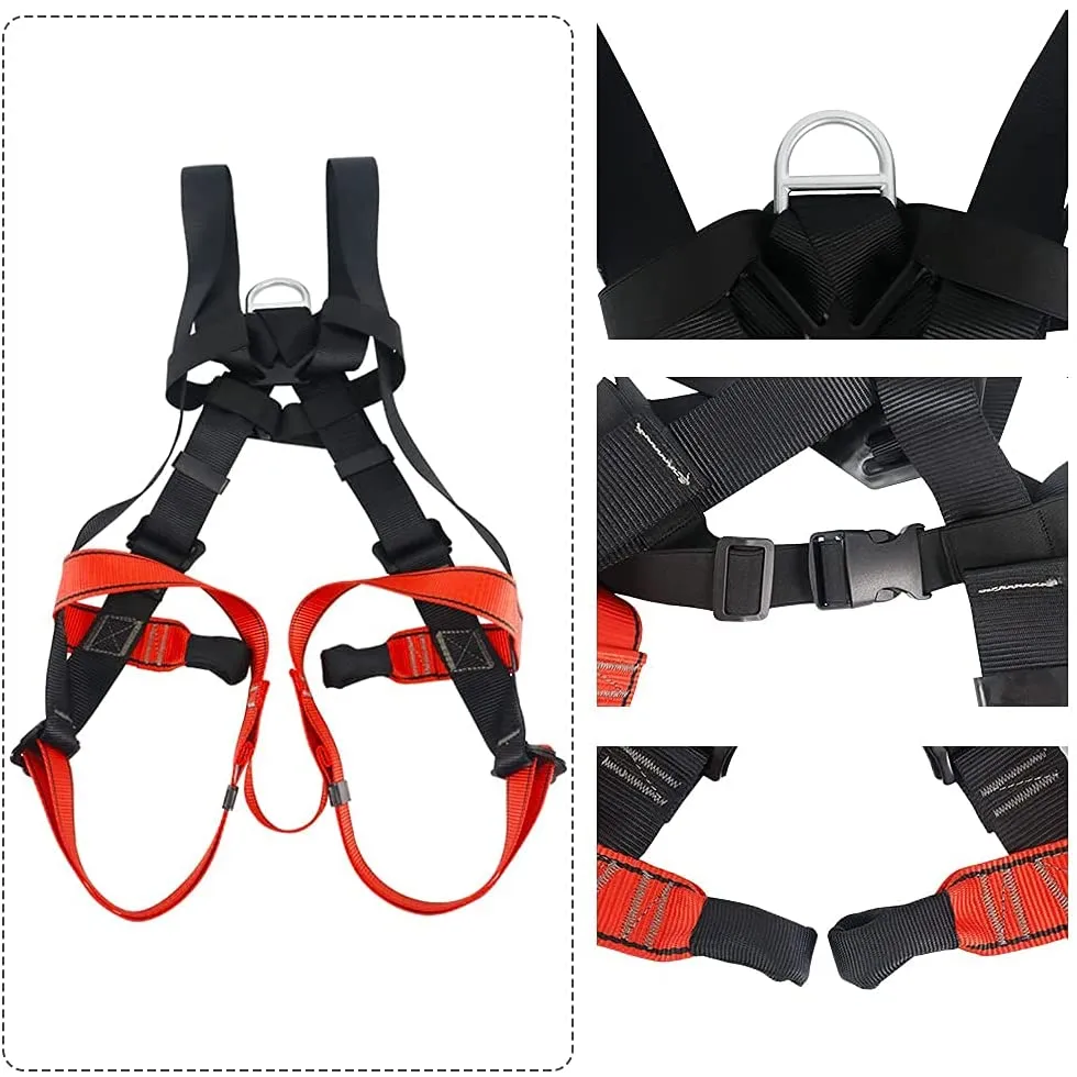 NewDoar Climbing Seat Belt Caving Rock Climbing Rappelling Equipment Body(Full Body)