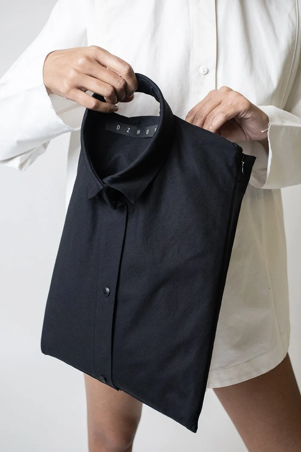 NORMCORE 2-way transforming piece: shirt / bag