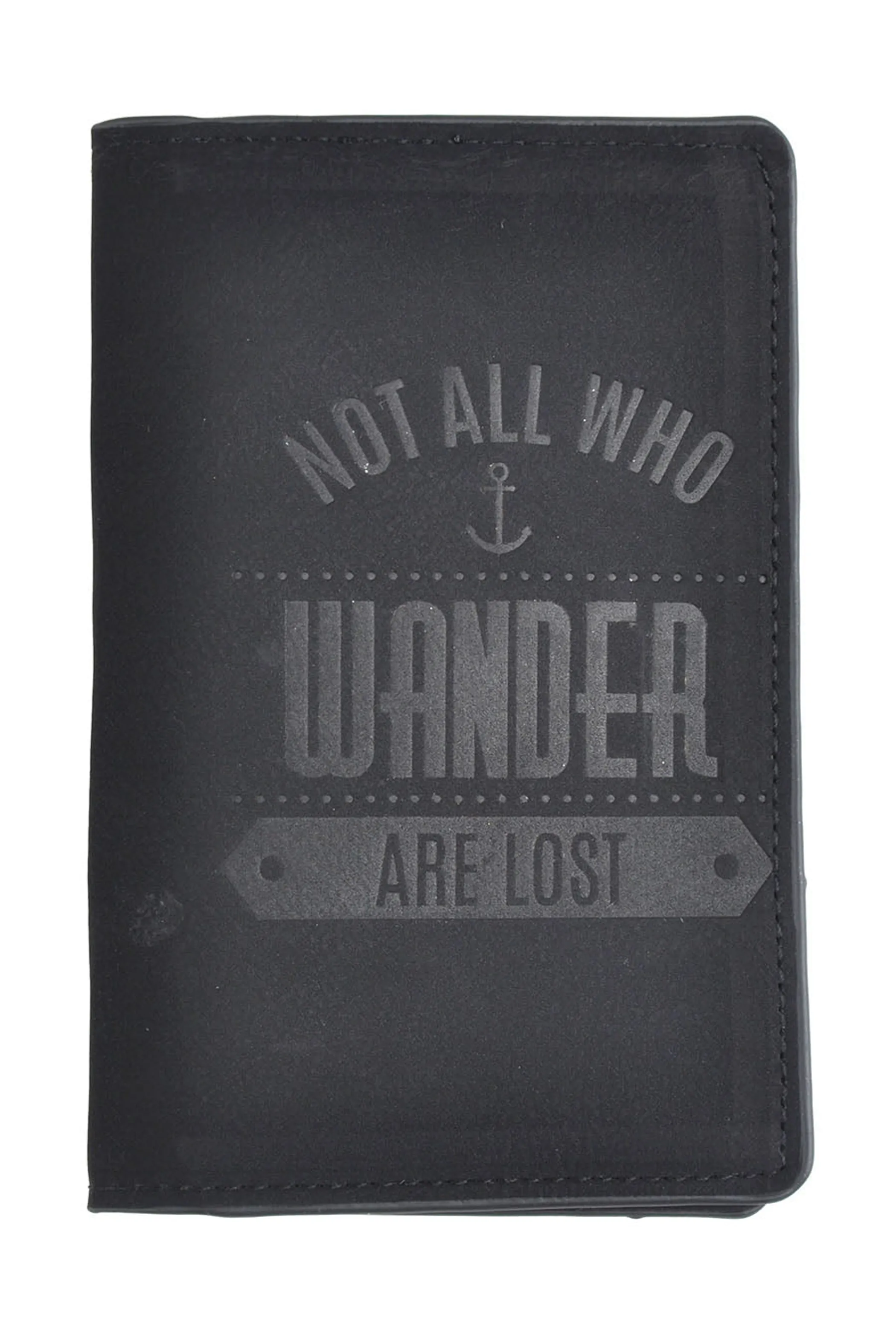 Not All Who Wander Are Lost - Wallet / Passport Holder