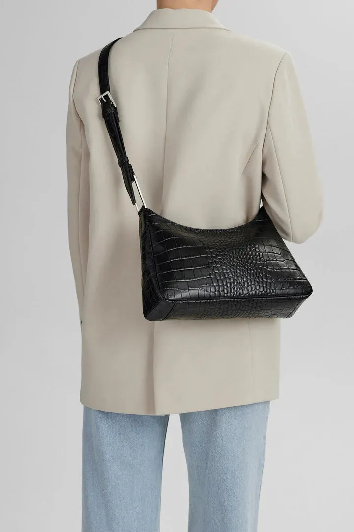 Nuria Crossbody Croc Bag