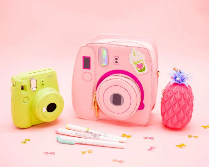 Oh Snap Instant Camera Handbag-Pink