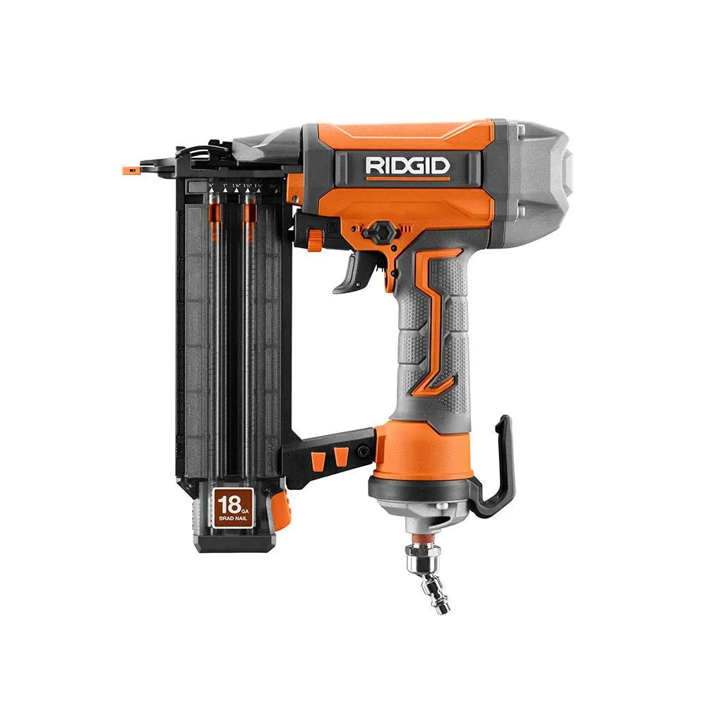 Open Box - RIDGID r213bnf 18-Gauge 2-1/8" Brad Nailer with CLEAN DRIVE Technology, Tool Bag