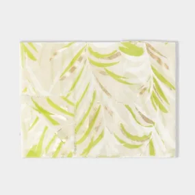 Palm Leaf Foil Printed Scarf KLS558