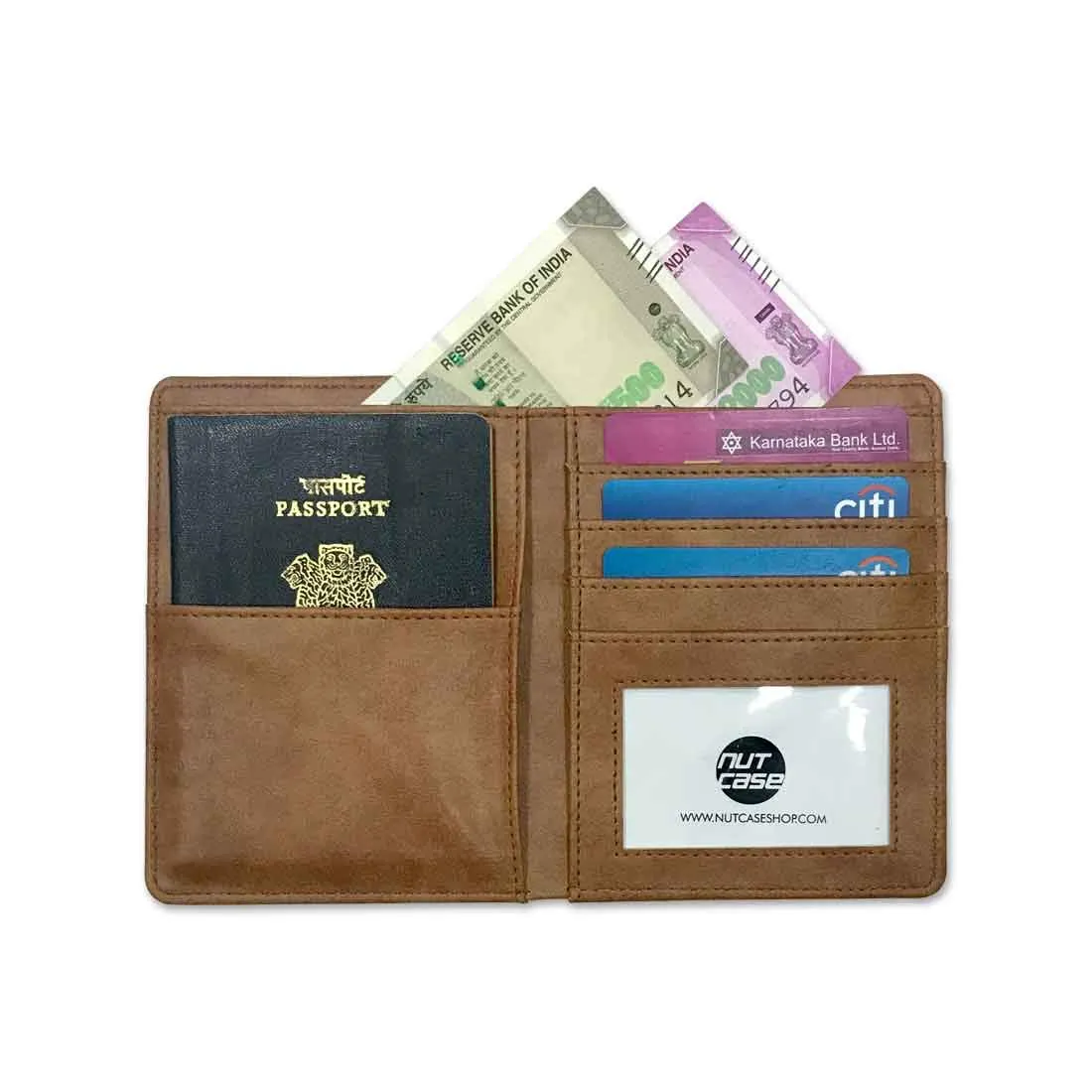 Passport Cover Travel Wallet Organizer  - Just Go