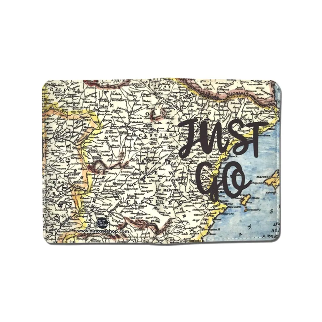 Passport Cover Travel Wallet Organizer  - Just Go