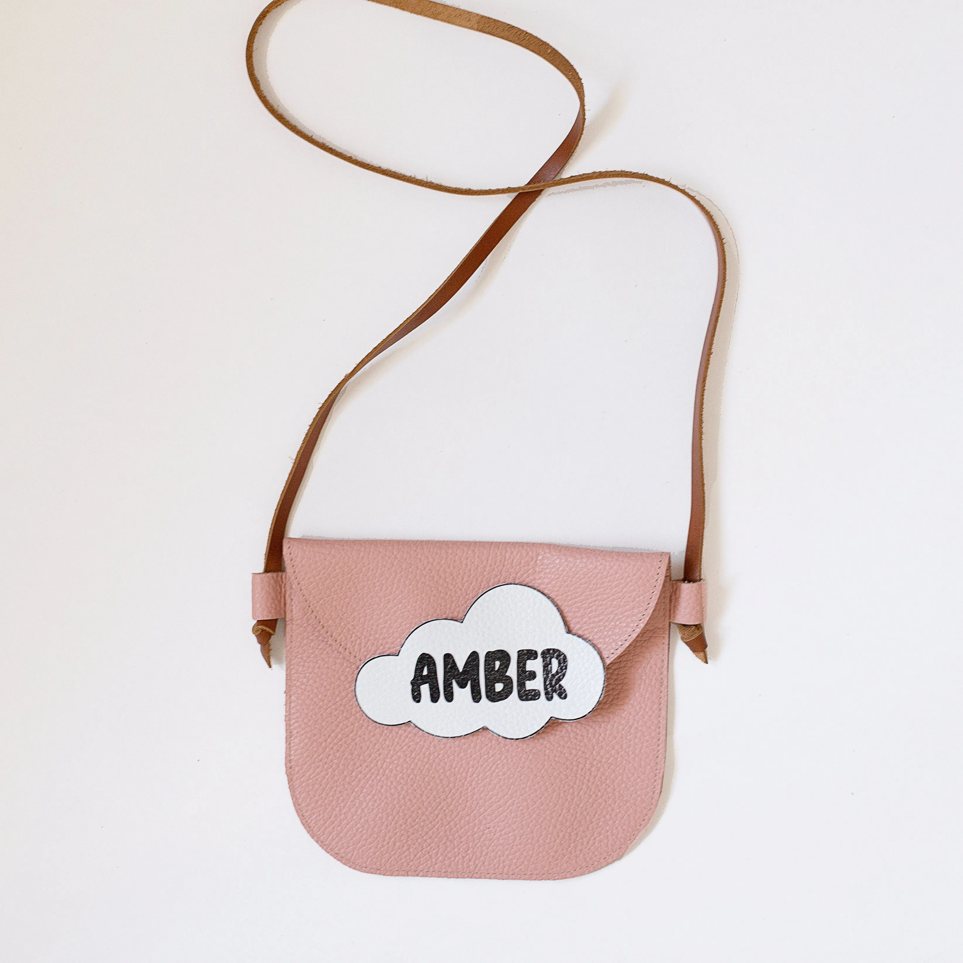 Personalized Leather Toddled Crossbody Purse by Little&Bee - Stylish and Customizable Bag for Kids