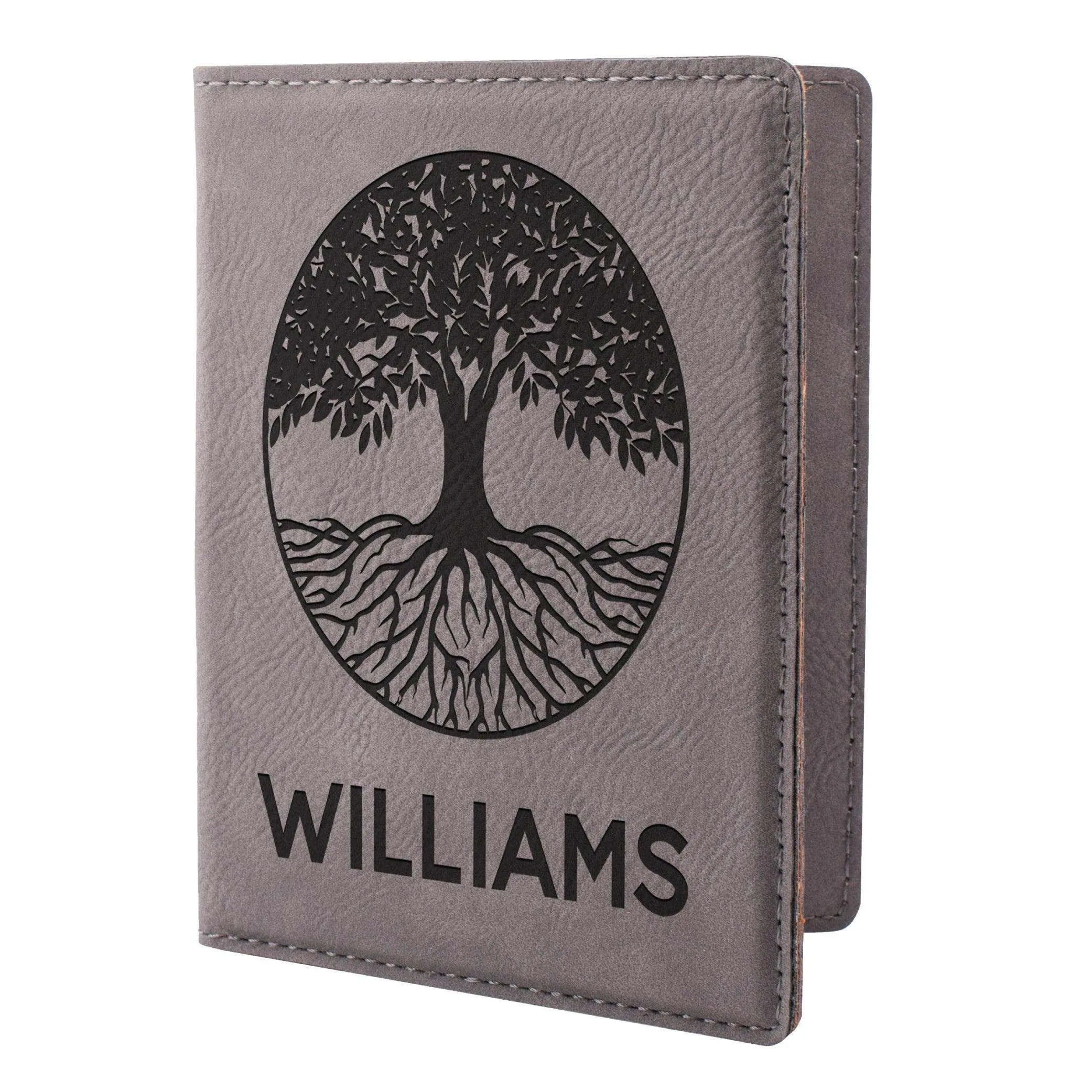 Personalized Passport Holder - Custom Leather Passport Cover