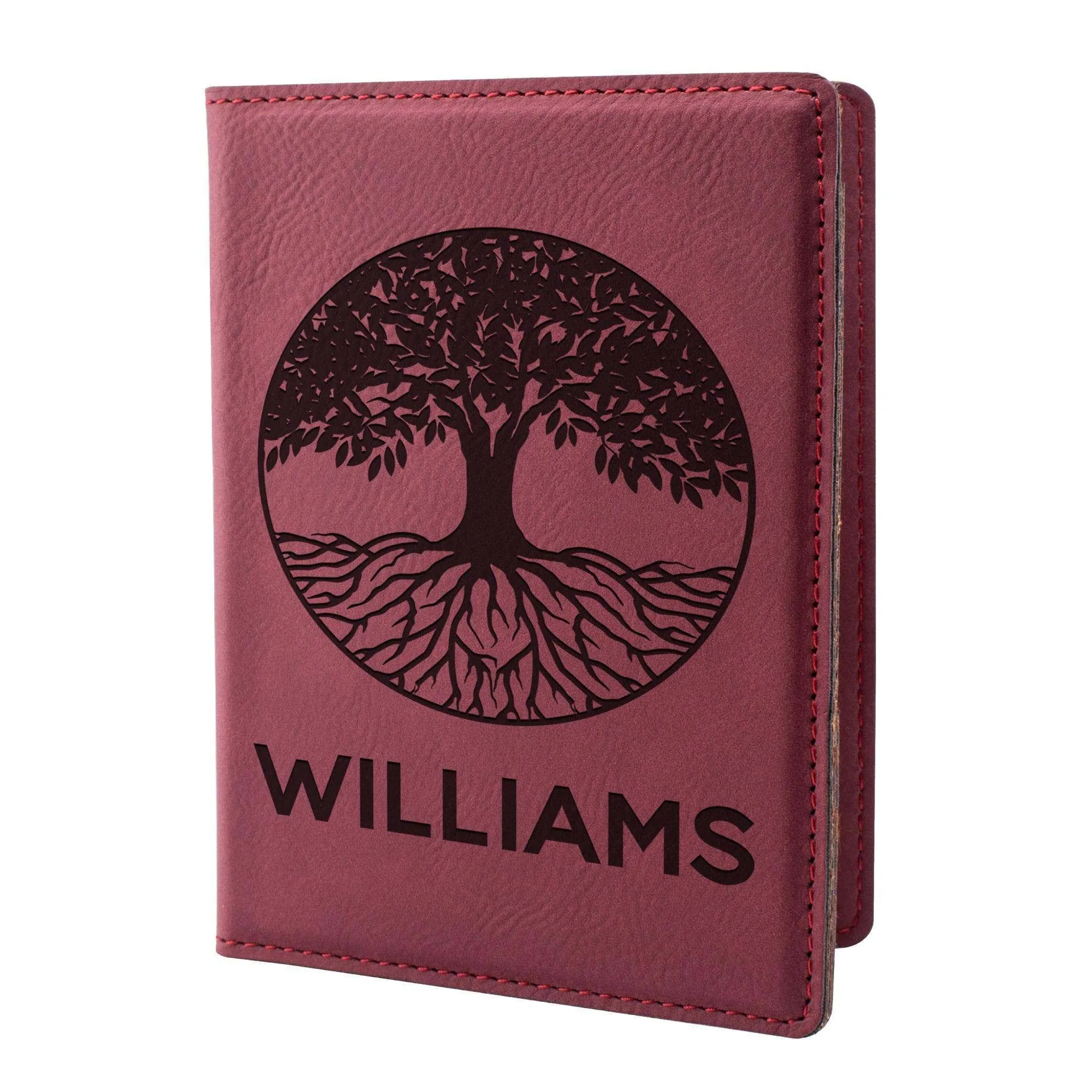 Personalized Passport Holder - Custom Leather Passport Cover