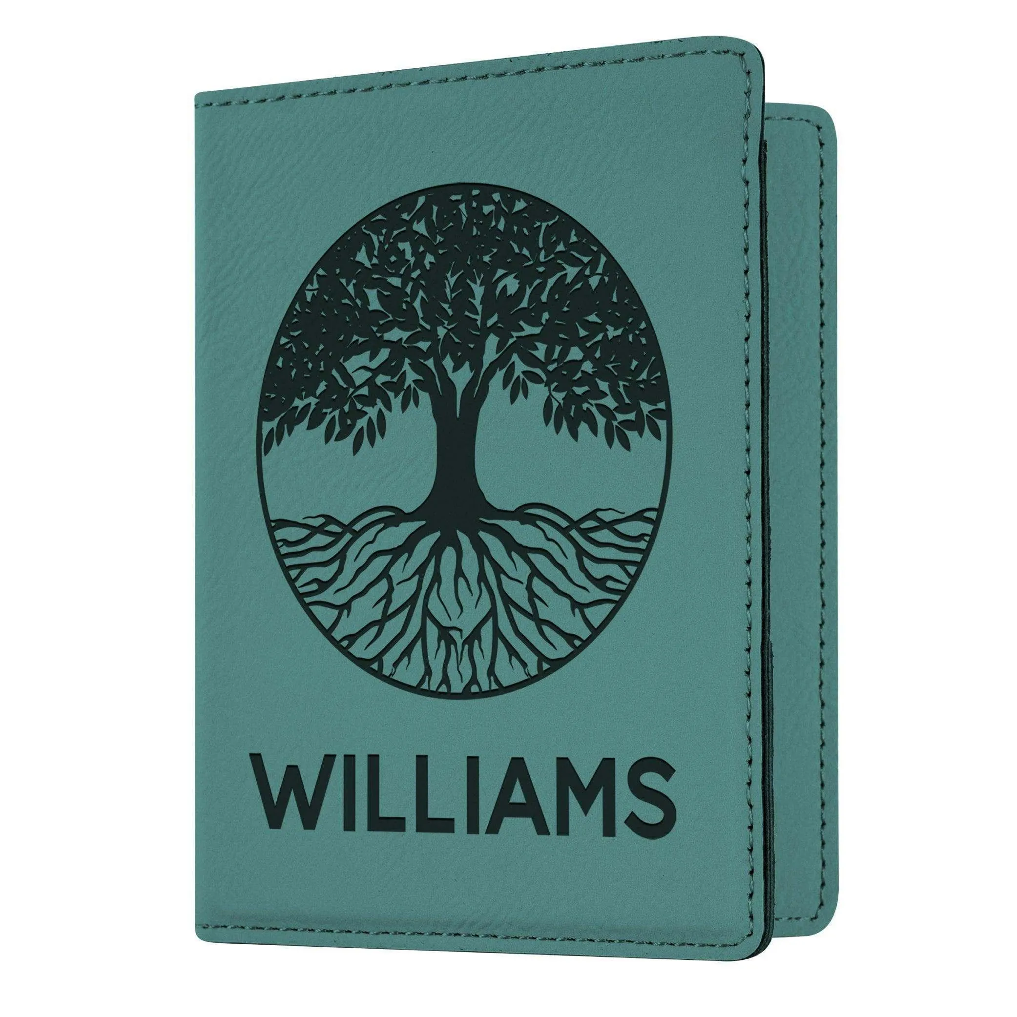 Personalized Passport Holder - Custom Leather Passport Cover