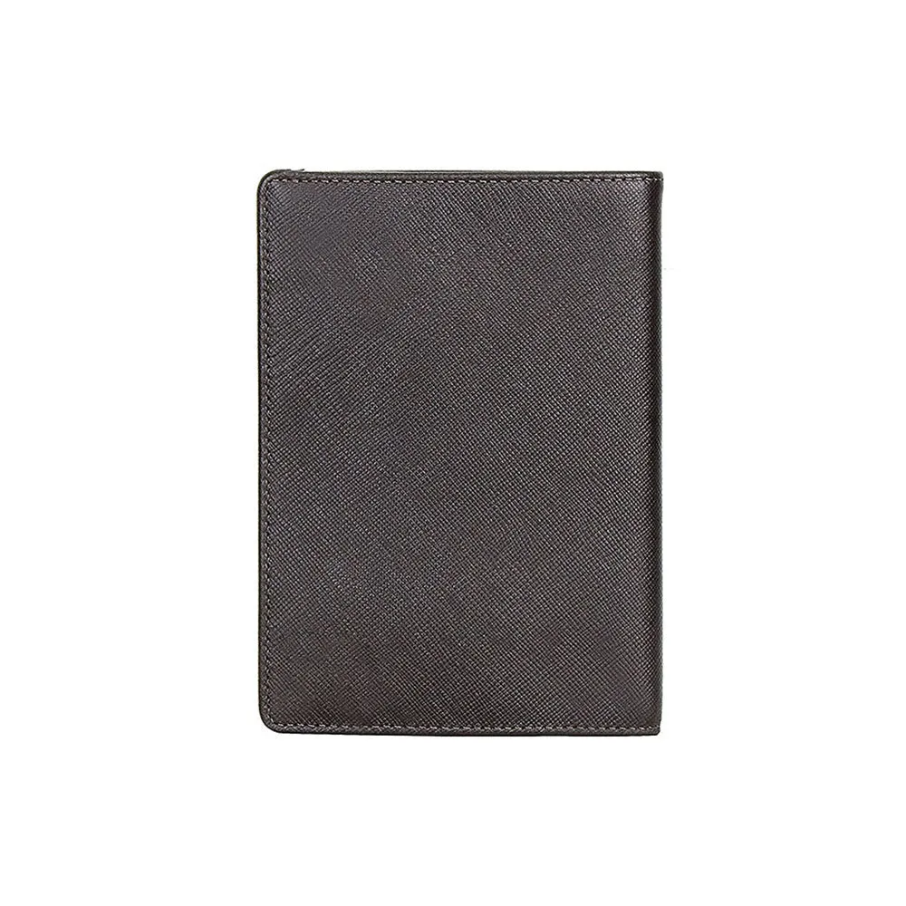 Picard Saffiano Men's Leather Passport  Holder (Cafe)