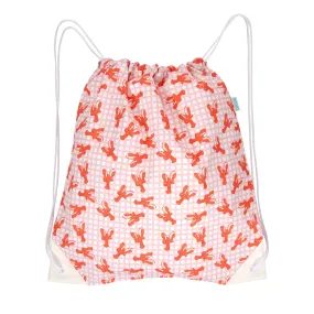 Pink Lobster Swim Bag