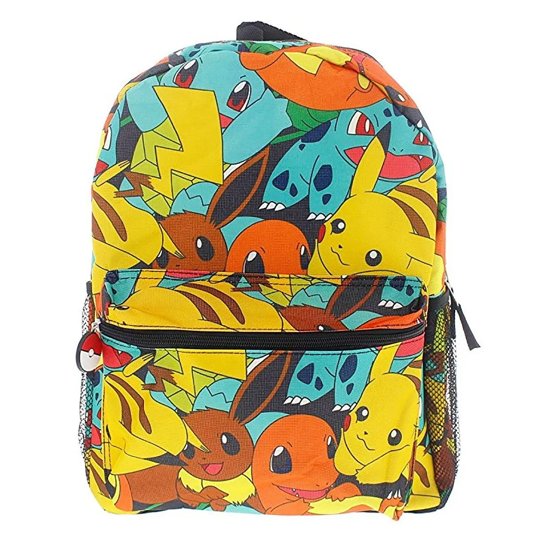 Pokemon Canvas Backpack - School Bag - All Over Print