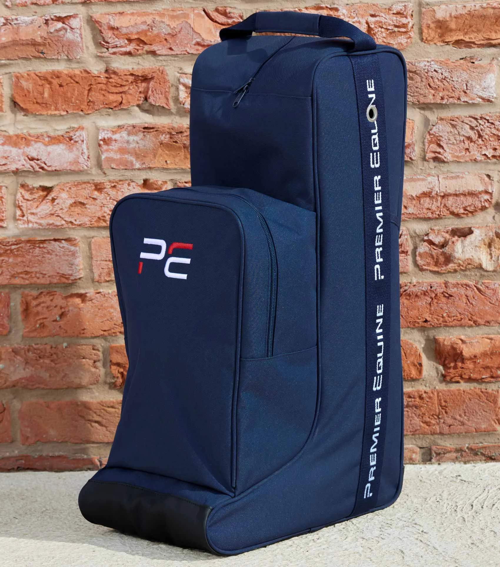 Premier Equine Tall Boot Bag with Storage Navy