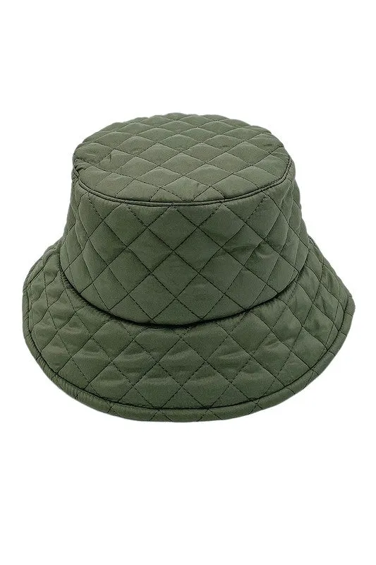 Quilted Padding Bucket Hat