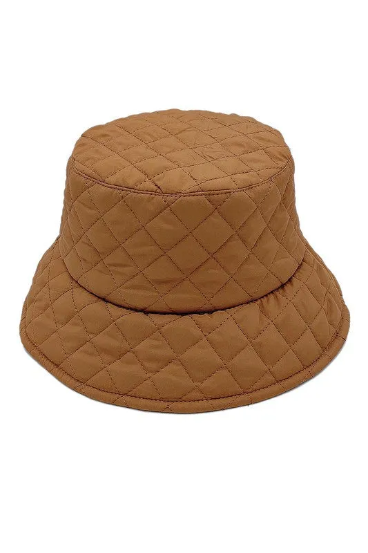 Quilted Padding Bucket Hat