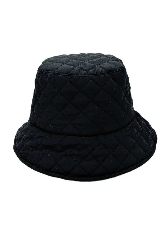 Quilted Padding Bucket Hat