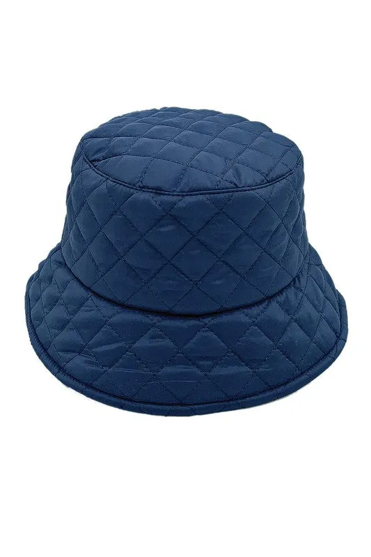 Quilted Padding Bucket Hat