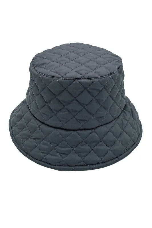 Quilted Padding Bucket Hat