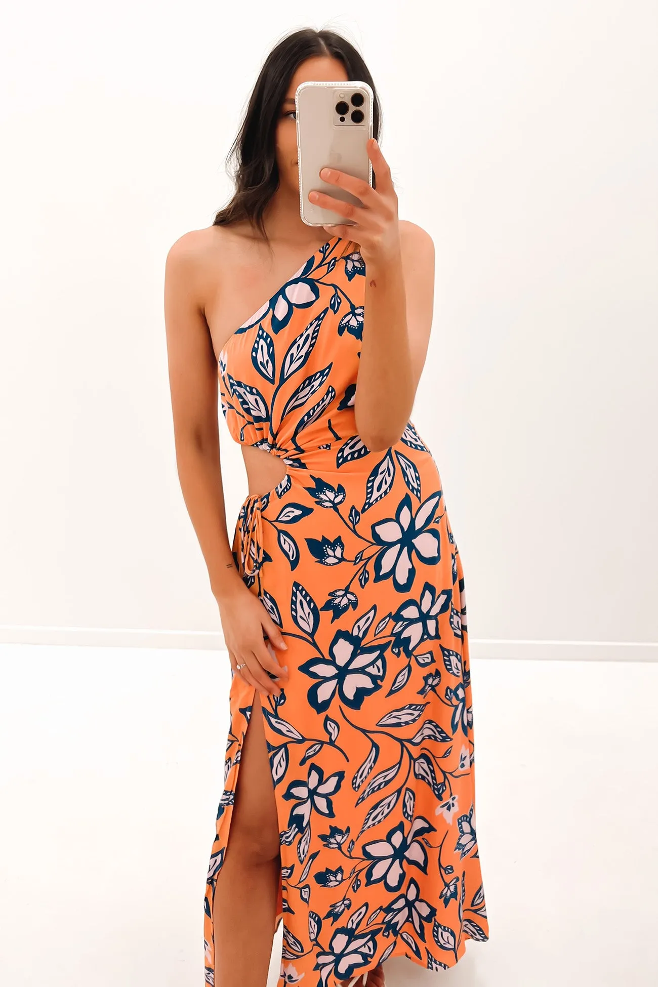 Remeny Maxi Dress Tangerine