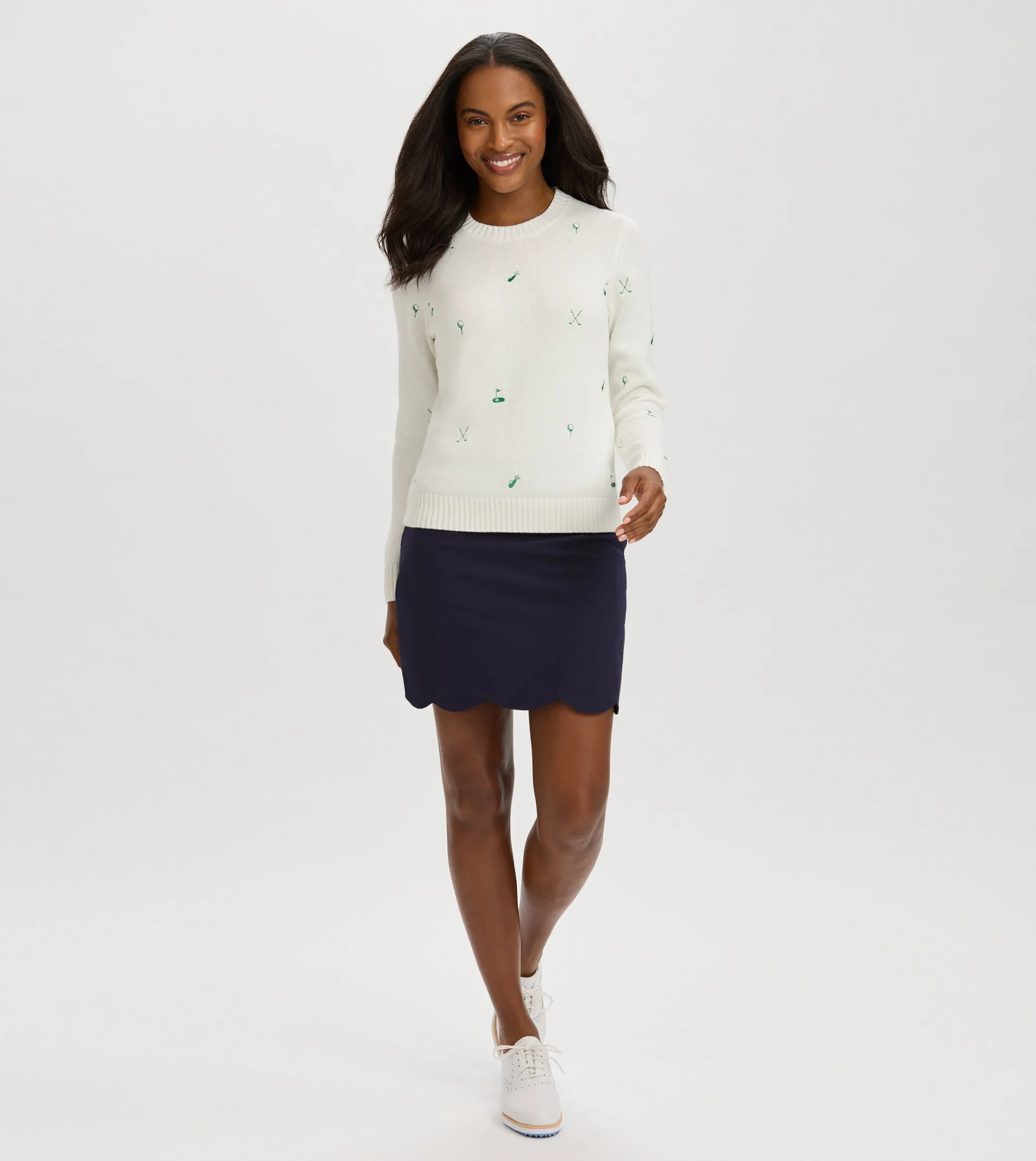 Renwick Club GOLF Embroidered Sweater