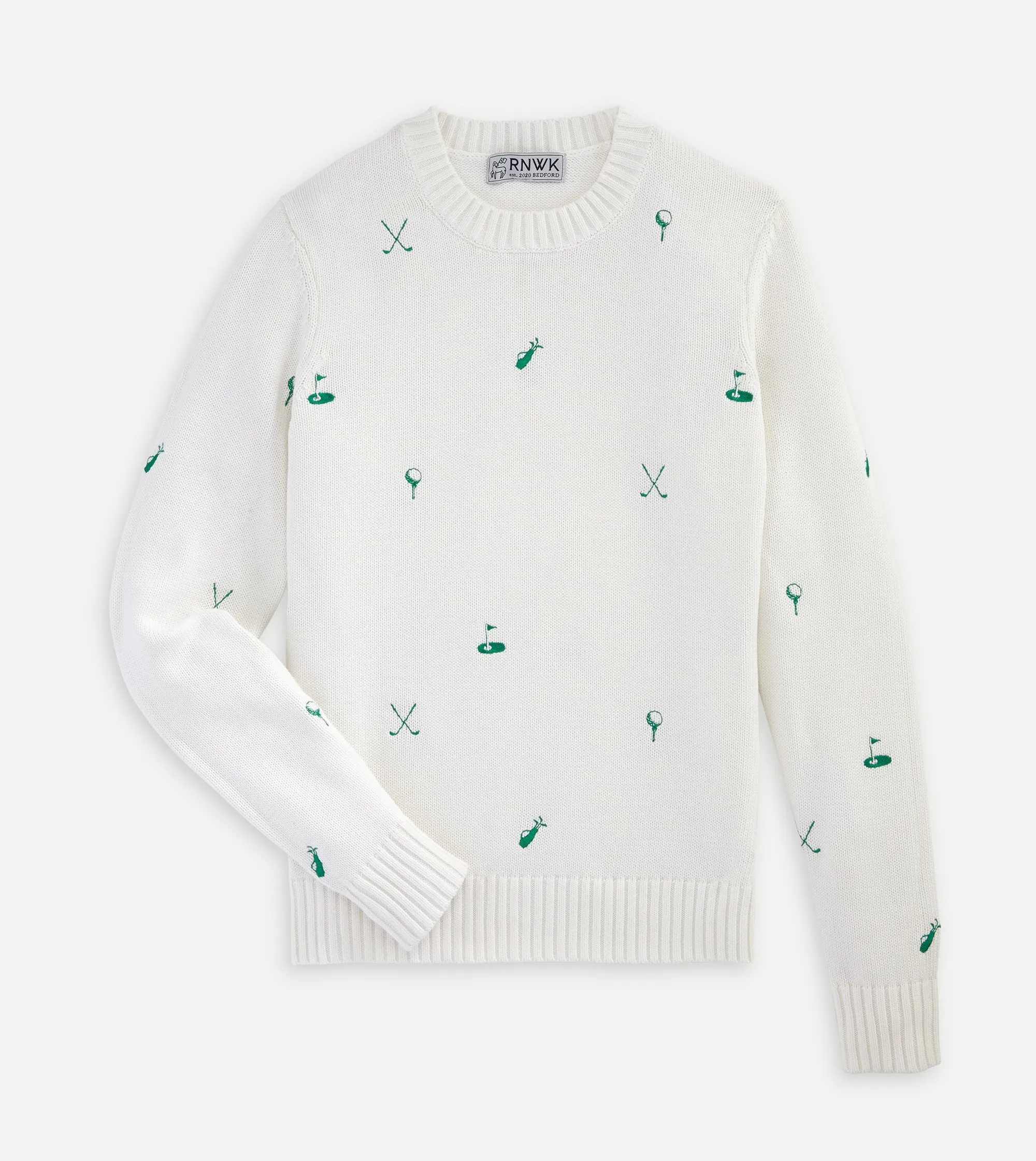 Renwick Club GOLF Embroidered Sweater