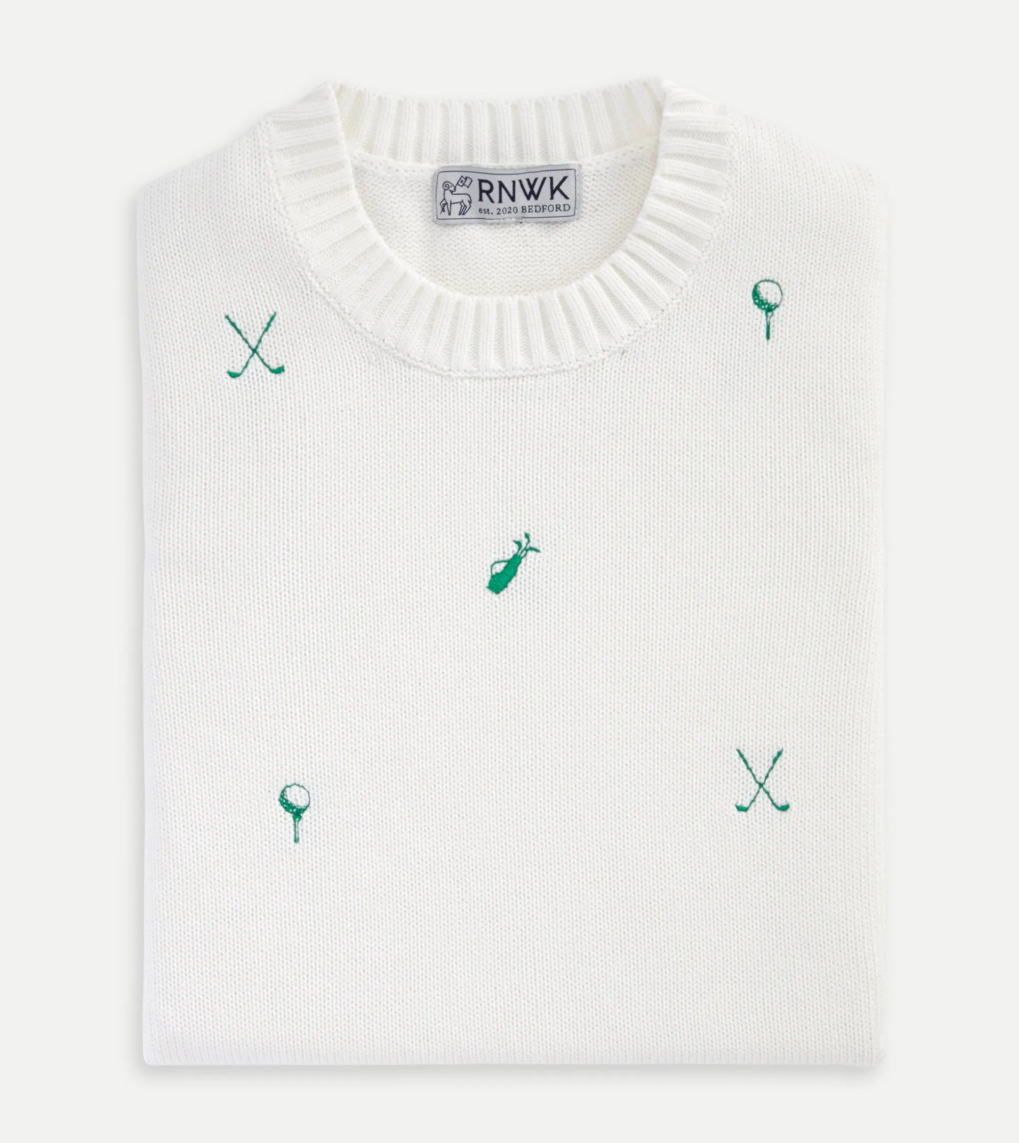 Renwick Club GOLF Embroidered Sweater