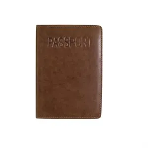 RFID Blocking Leather Passport Holder