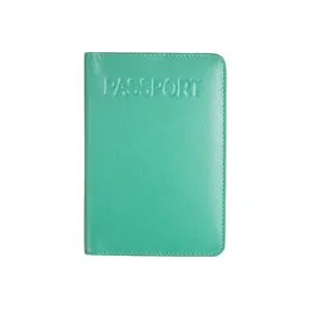 RFID Blocking Leather Passport Holder