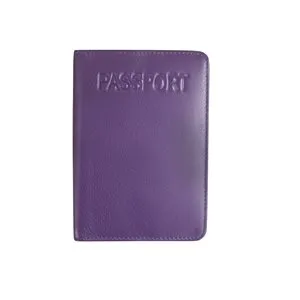 RFID Blocking Leather Passport Holder