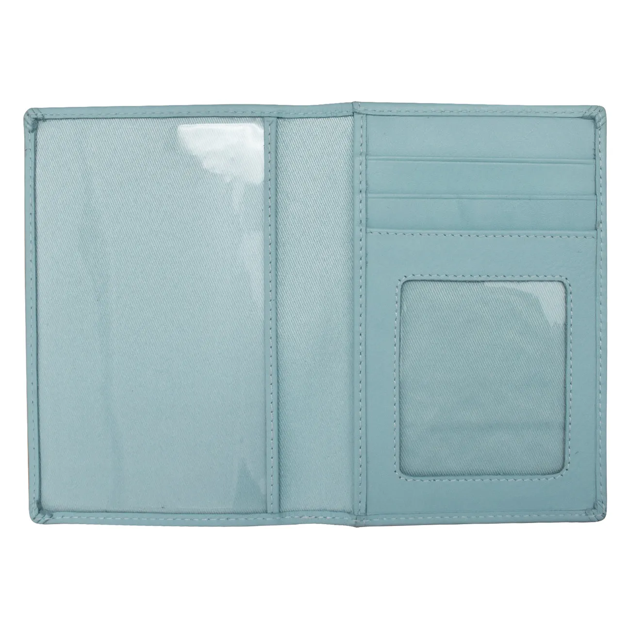 RFID Blocking Leather Passport Wallet